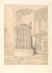 Kanzel in der Kirche von South Burlingham, Norfolk